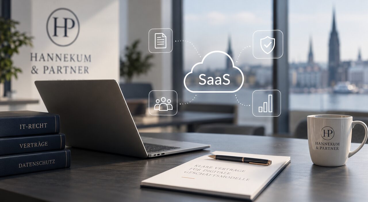 SaaS-Vertrag für Unternehmen und Cloud-Software